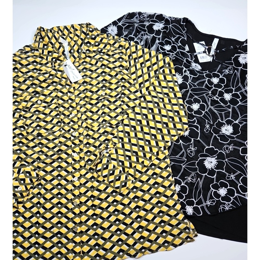 NY‎ Collection Women's Tops - Bundle of Two - Size 1X - NWT